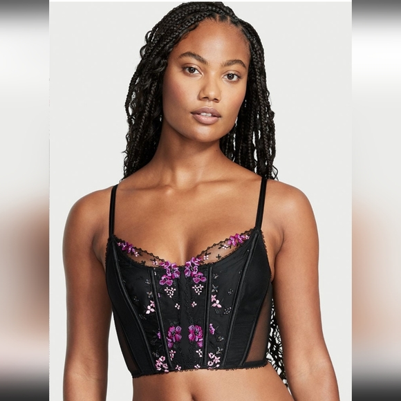 Victoria's Secret Intimates & Sleepwear Victorias Secret Very Sexy Floral Embroidered Corset